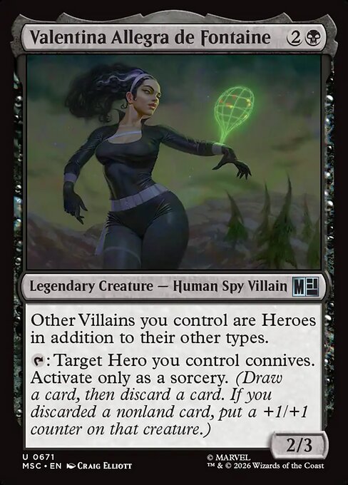 Valentina Allegra de Fontaine - Marvel Super Heroes Commander () #671