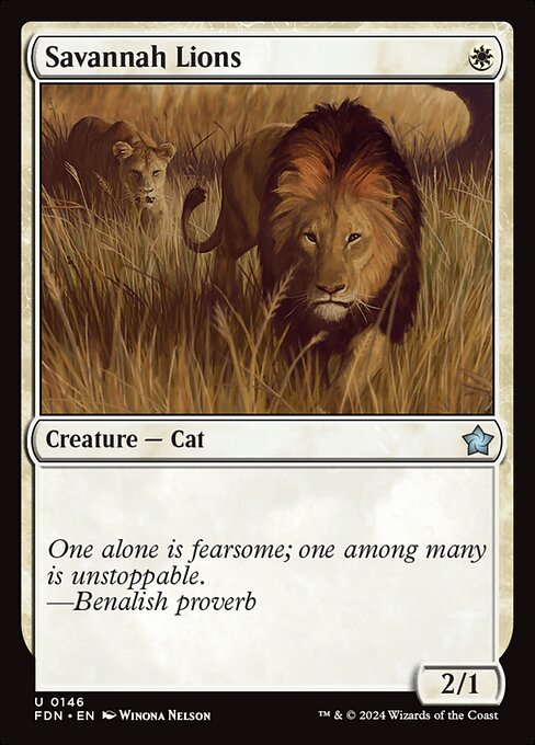 Savannah Lions - Foundations (FDN) #146