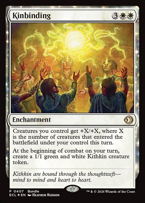 Kinbinding - Lorwyn Eclipsed (ECL) #407 [Foil] [Foil]