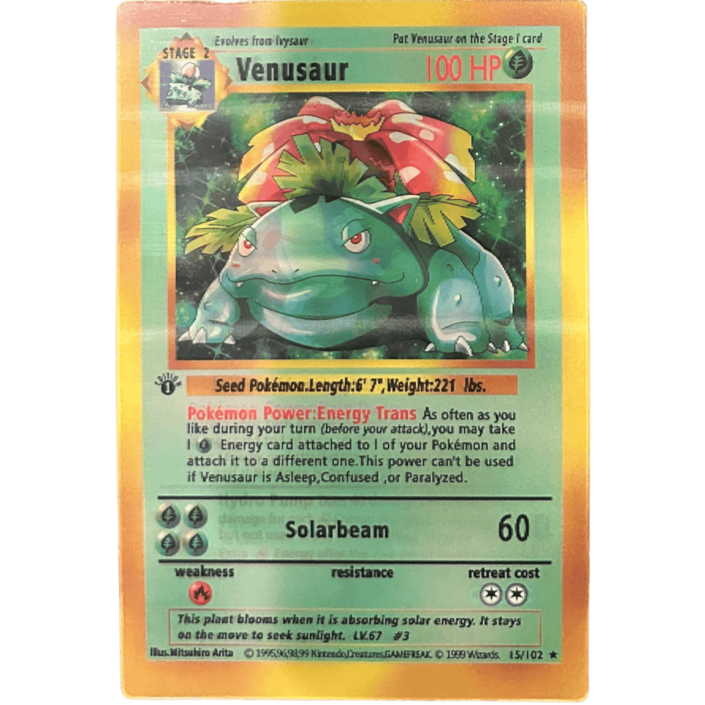 Charizard/Blastoise/Venusaur Anime 3D Sticker