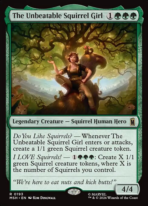 The Unbeatable Squirrel Girl - Marvel Super Heroes () #193 [Foil] [Foil]