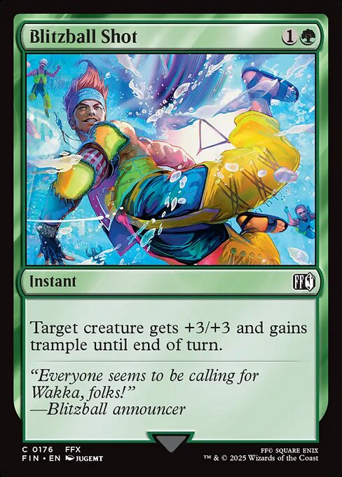 Blitzball Shot - Final Fantasy (FIN) #176 [Foil] [Foil]