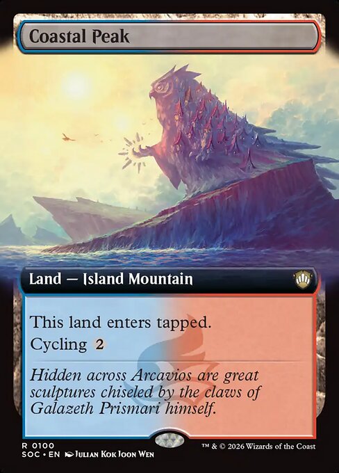 Coastal Peak - Secrets of Strixhaven Commander () #100