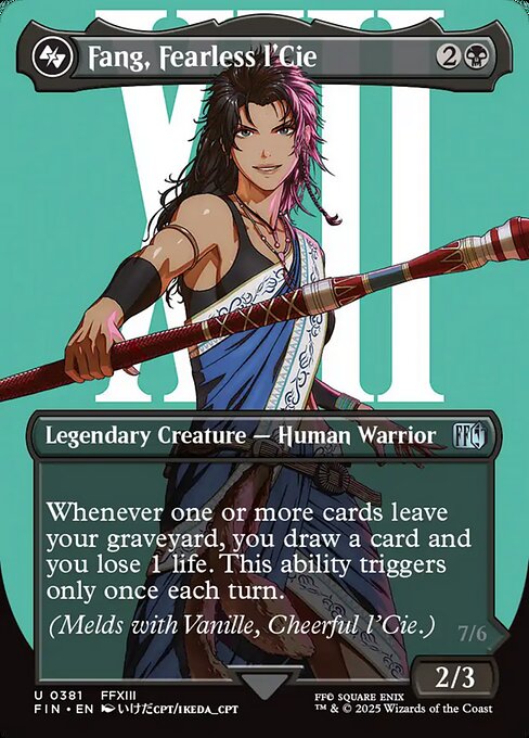 Fang, Fearless l'Cie - Final Fantasy (FIN) #381 [Foil] [Foil]