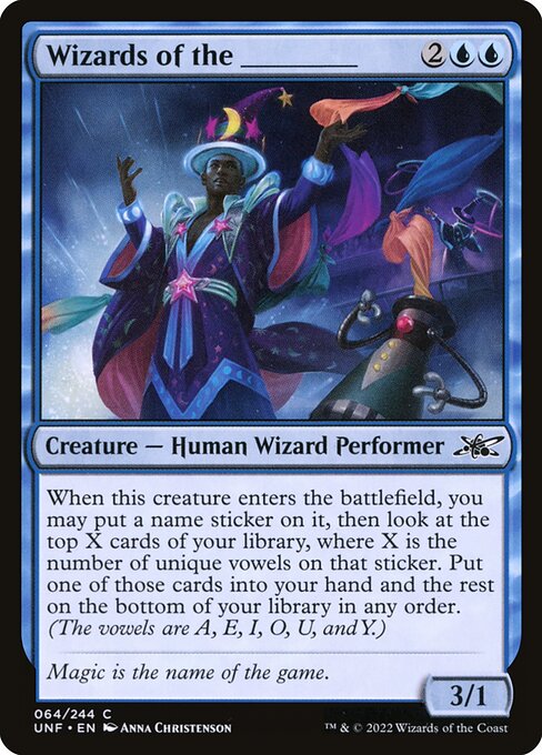 Wizards of the _____ - Unfinity () #64 [Foil] [Foil]