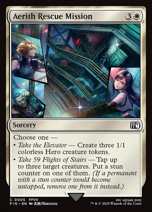 Aerith Rescue Mission - Final Fantasy (FIN) #5 [Foil] [Foil]