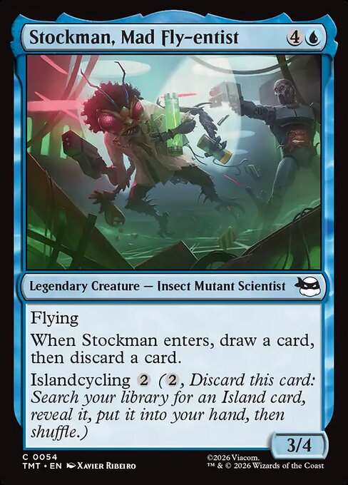Stockman, Mad Fly-entist - Teenage Mutant Ninja Turtles () #54 [Foil] [Foil]