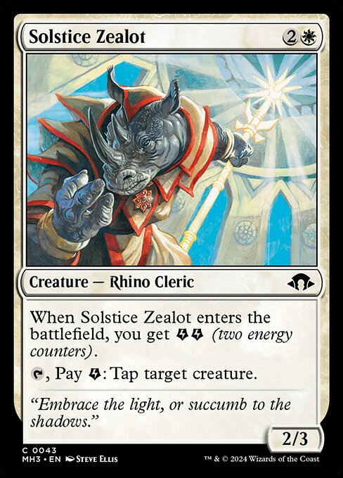 Solstice Zealot - Modern Horizons 3 (mh3) #43