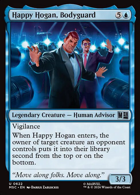 Happy Hogan, Bodyguard - Marvel Super Heroes Commander () #622 [Foil] [Foil]