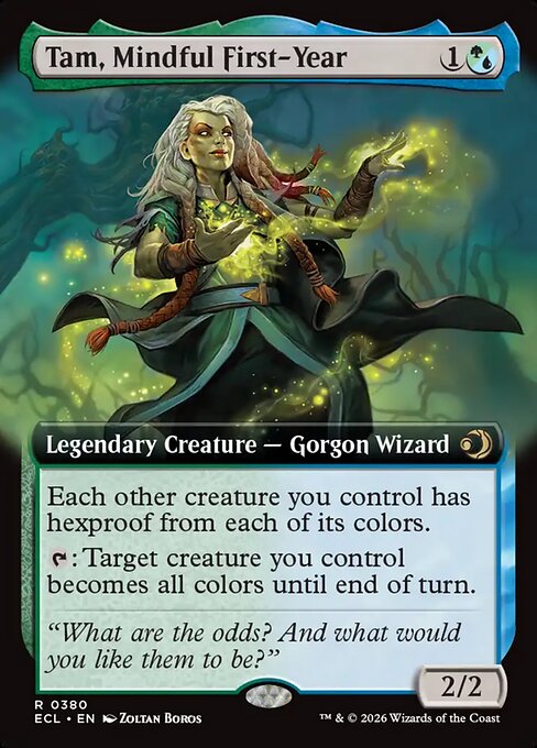 Tam, Mindful First-Year - Lorwyn Eclipsed (ecl) #380 [Foil] [Foil]