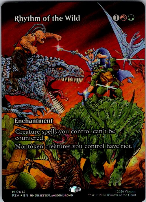 Rhythm of the Wild [Foil] - Teenage Mutant Ninja Turtles Source Material (PZA) #12 [Foil]