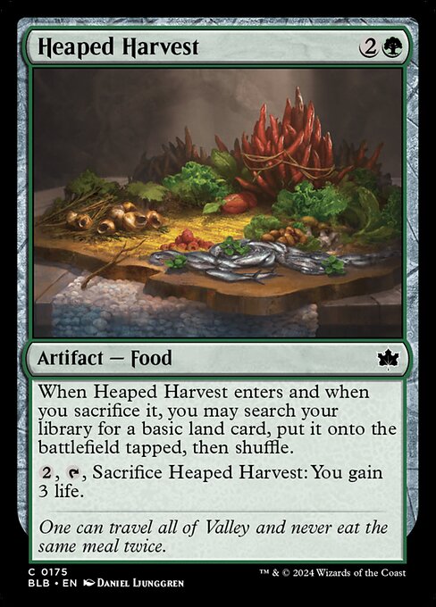 Heaped Harvest - Bloomburrow (BLB) #175 [Foil]
