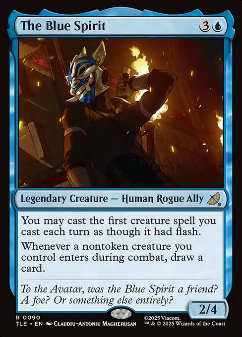 The Blue Spirit - Avatar: The Last Airbender Eternal () #90 [Foil] [Foil]