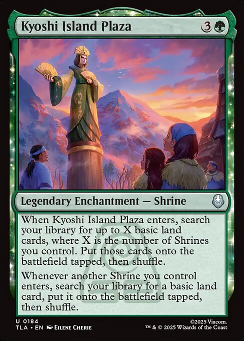 Kyoshi Island Plaza - Avatar: The Last Airbender (TLA) #184 [Foil] [Foil]