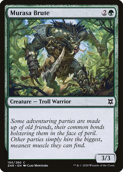 Murasa Brute - Zendikar Rising () #195