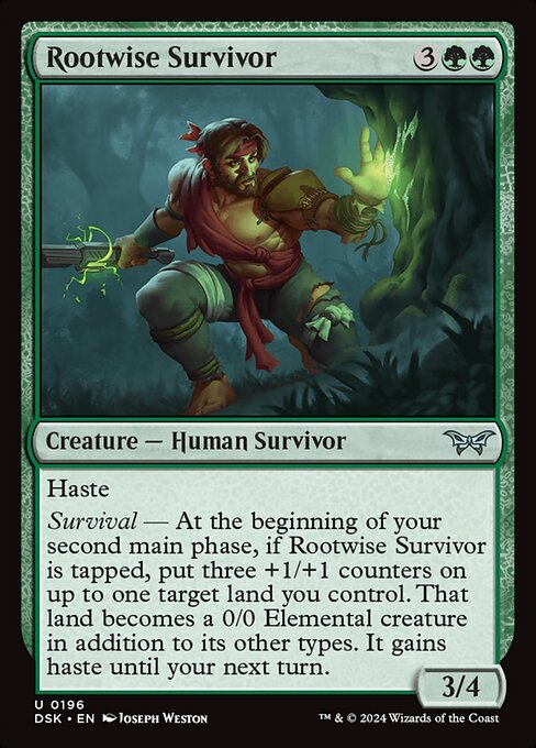 Rootwise Survivor - Duskmourn: House of Horror () #196