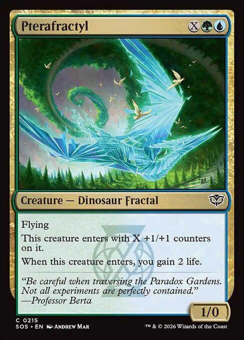 Pterafractyl - Secrets of Strixhaven () #215 [Foil] [Foil]