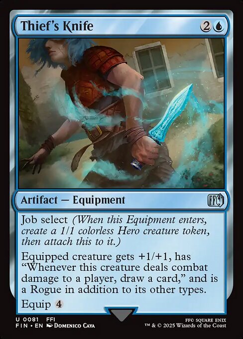 Thief's Knife - Final Fantasy (FIN) #81 [Foil] [Foil]