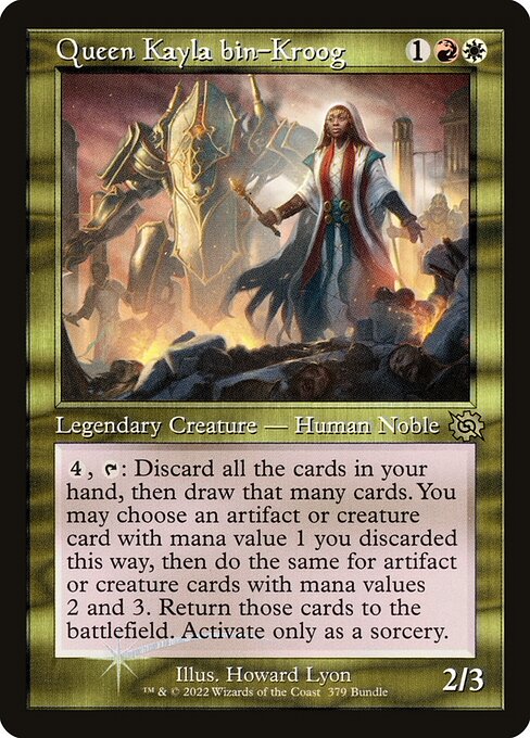 Queen Kayla bin-Kroog - The Brothers' War () #379 [Foil] [Foil]