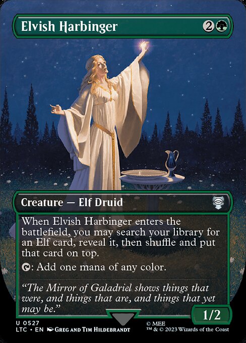 Elvish Harbinger - Tales of Middle-earth Commander (ltc) #527