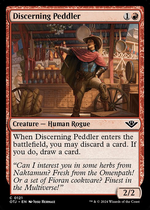 Discerning Peddler - Outlaws of Thunder Junction () #121
