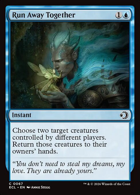 Run Away Together - Lorwyn Eclipsed (ecl) #67 [Foil] [Foil]