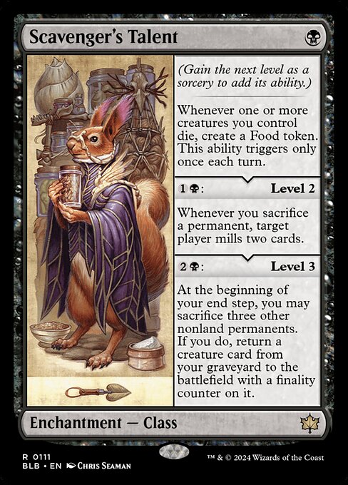 Scavenger's Talent - Bloomburrow (BLB) #111