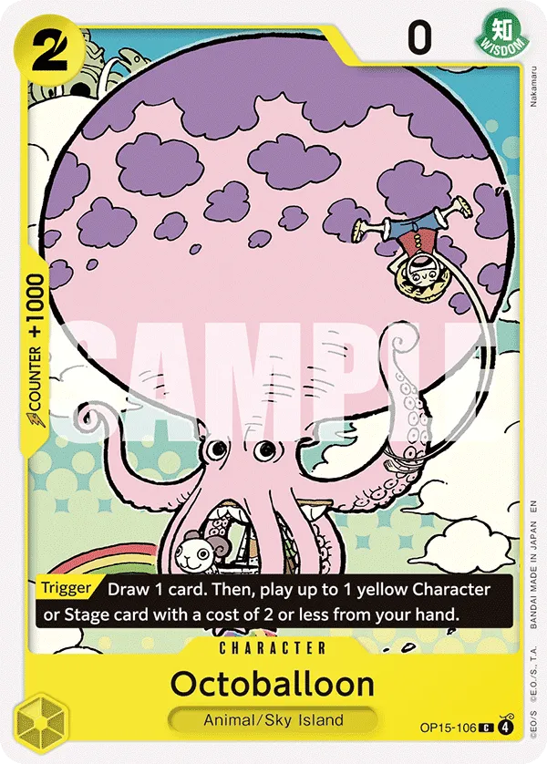 Octoballoon - ADVENTURE ON KAMI'S ISLAND- [OP15-EB04] (OP15-106) #106