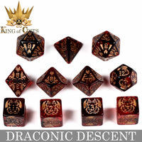 Draconic Descent - 11 Dice Set