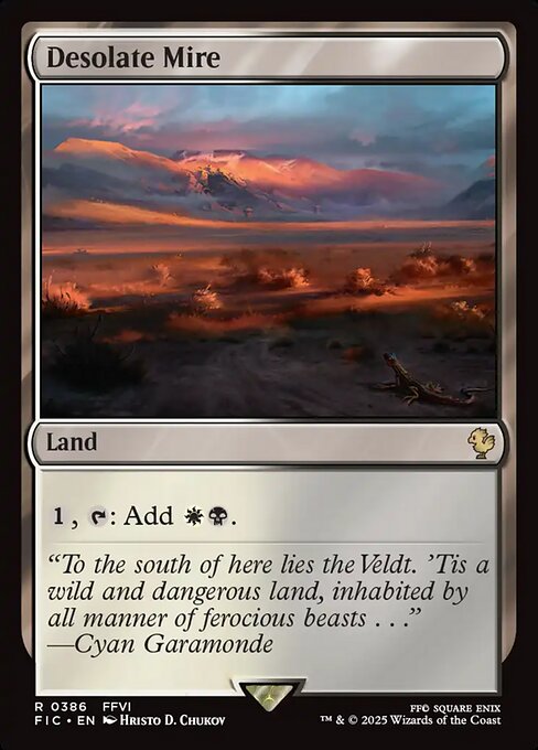 Desolate Mire - Final Fantasy Commander () #386