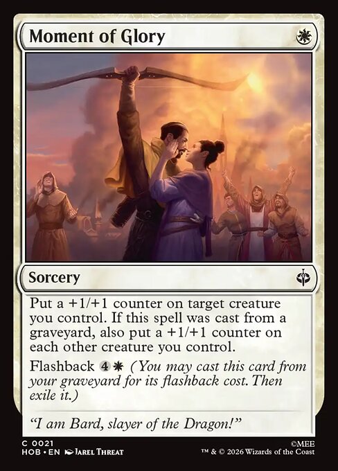 Moment of Glory - The Hobbit (HOB) #21 [Foil] [Foil]