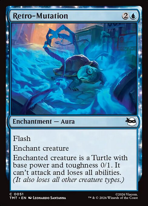 Retro-Mutation - Teenage Mutant Ninja Turtles () #51 [Foil] [Foil]