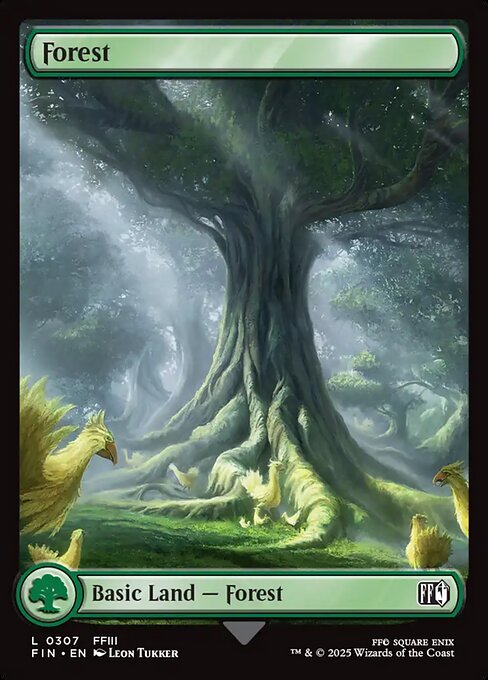 Forest - Final Fantasy (FIN) #307 [Foil] [Foil]
