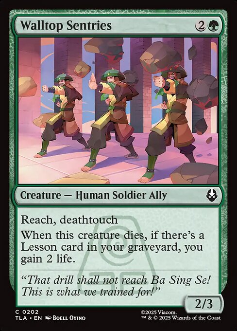 Walltop Sentries - Avatar: The Last Airbender () #202 [Foil] [Foil]