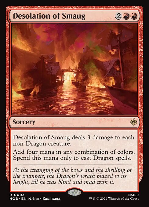Desolation of Smaug - The Hobbit (hob) #93 [Foil] [Foil]