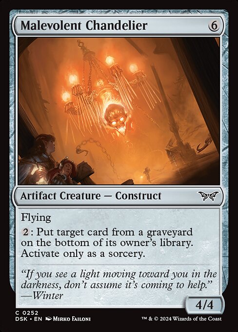 Malevolent Chandelier - Duskmourn: House of Horror () #252