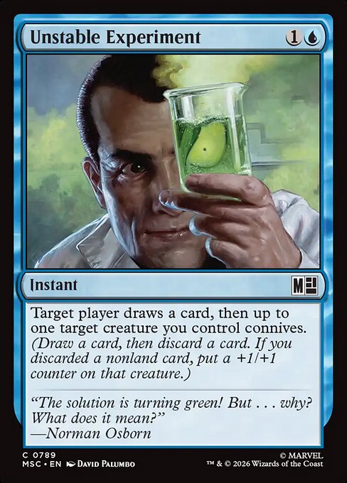 Unstable Experiment - Marvel Super Heroes Commander (MSC) #789
