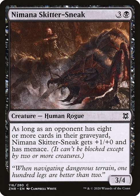Nimana Skitter-Sneak - Zendikar Rising () #116