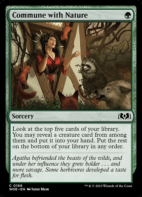 Commune with Nature - Wilds of Eldraine () #166