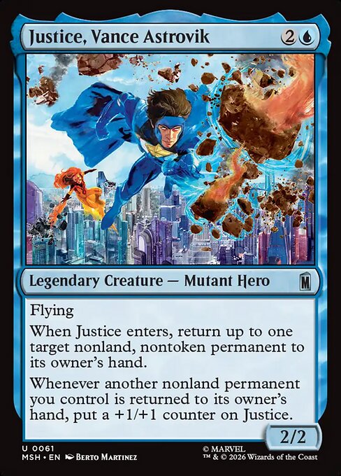 Justice, Vance Astrovik - Marvel Super Heroes () #61