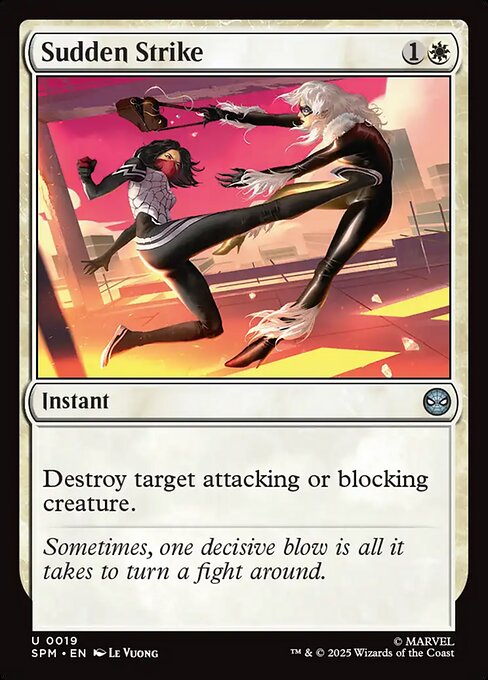 Sudden Strike - Marvel's Spider-Man (SPM) #19 [Foil] [Foil]