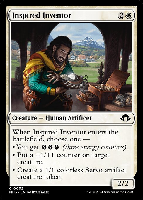 Inspired Inventor - Modern Horizons 3 (mh3) #32 [Foil] [Foil]