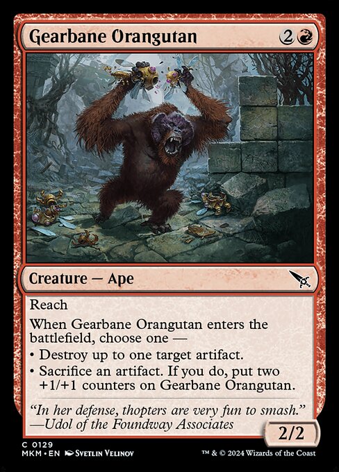 Gearbane Orangutan - Murders at Karlov Manor (mkm) #129