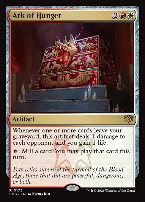 Ark of Hunger - Secrets of Strixhaven (SOS) #173 [Foil] [Foil]