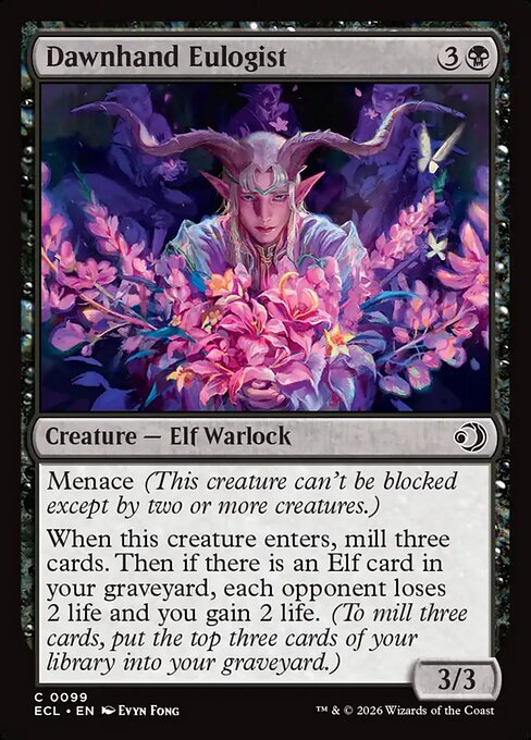 Dawnhand Eulogist - Lorwyn Eclipsed (ecl) #99 [Foil] [Foil]