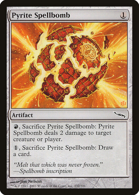 Pyrite Spellbomb - Mirrodin (mrd) #232
