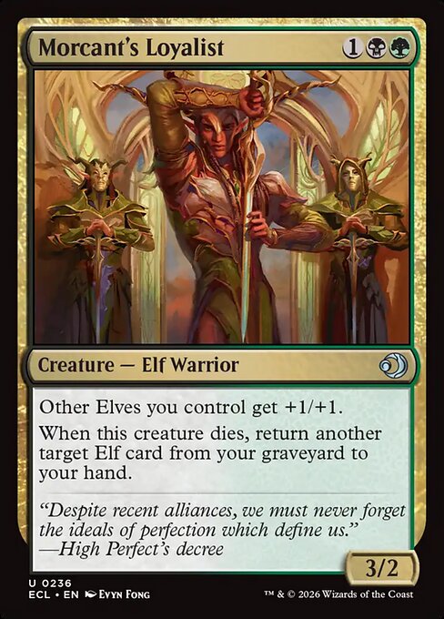 Morcant's Loyalist - Lorwyn Eclipsed (ecl) #236 [Foil] [Foil]
