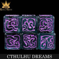 DNDDICEWHOLESALE.COM - Cthulhu Dreams - 11 Dice Set