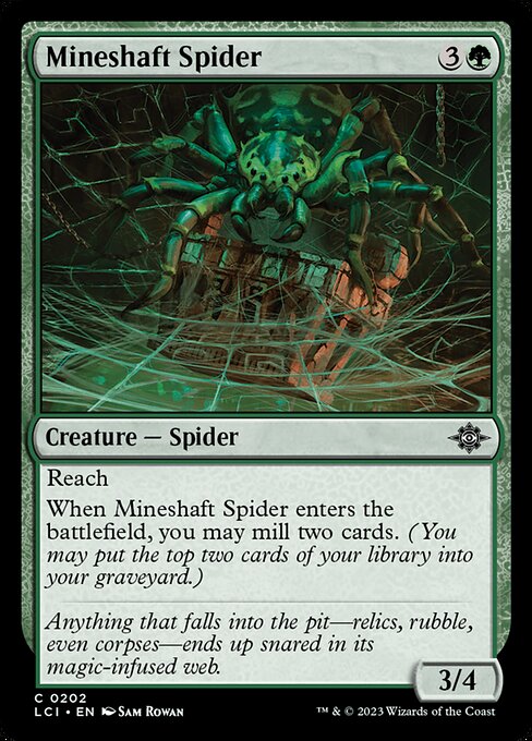 Mineshaft Spider - The Lost Caverns of Ixalan (lci) #202