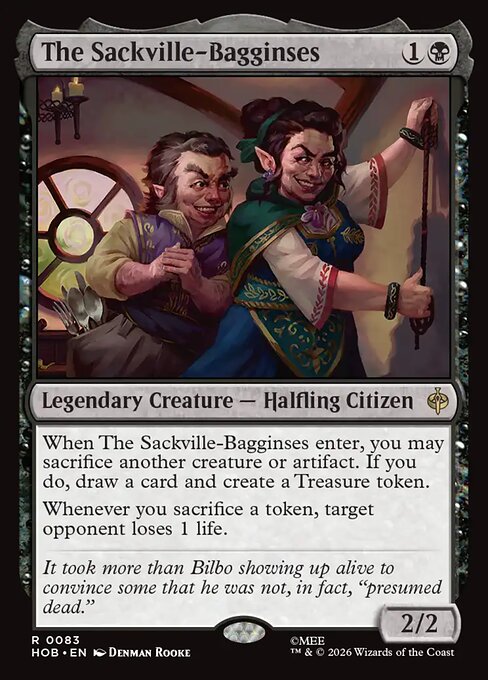 The Sackville-Bagginses - The Hobbit (HOB) #83 [Foil] [Foil]